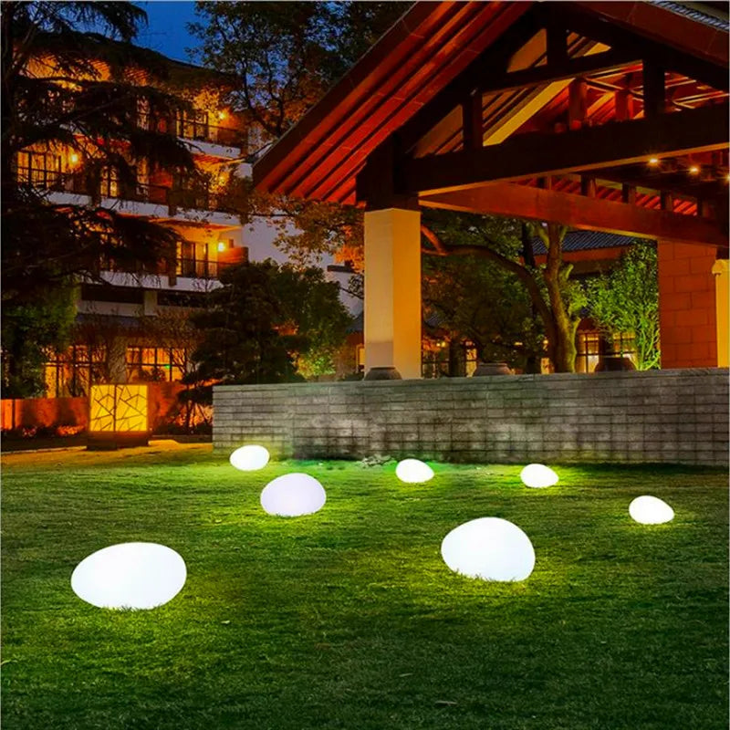 Outdoor Cobblestone Lamps