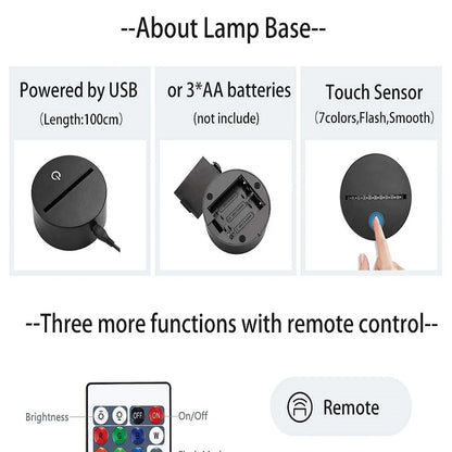 3D LED Acrylic Light