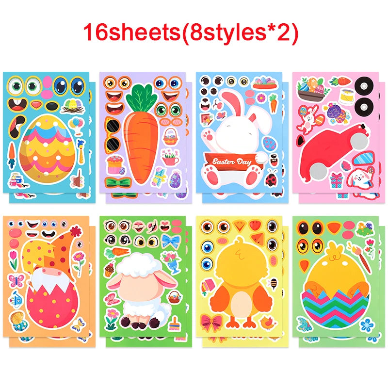 Easter Puzzle Stickers