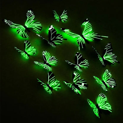 3D Luminous Butterfly Sticker