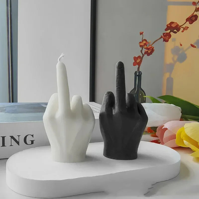 Middle Finger Shaped Scented Candles