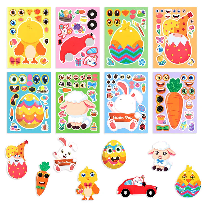 Easter Puzzle Stickers