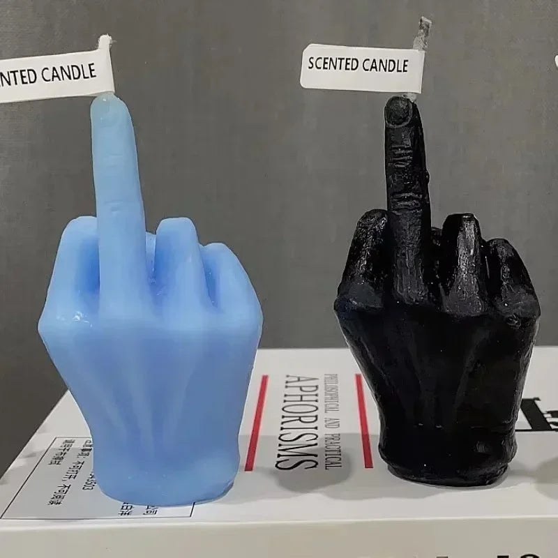 Middle Finger Shaped Scented Candles