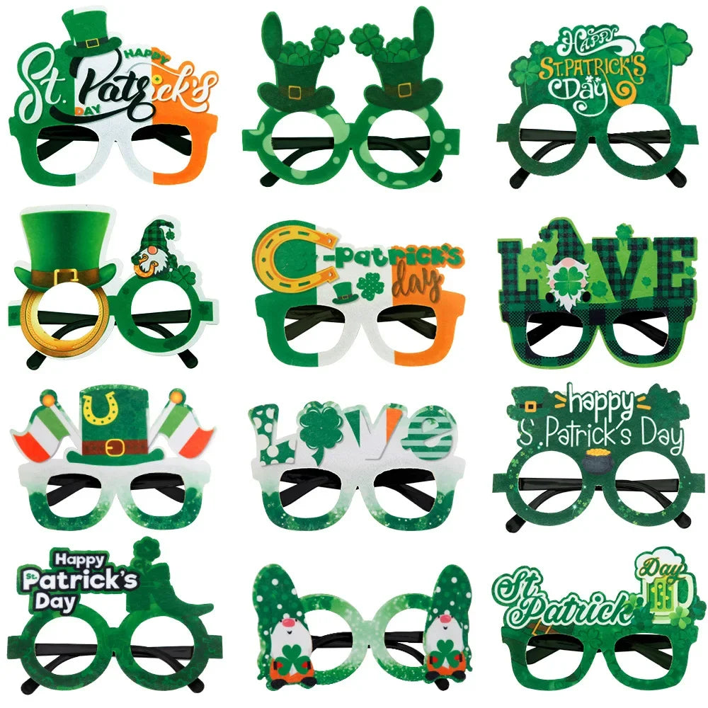 St. Patrick's Day Clover Glasses