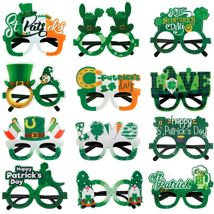 St. Patrick's Day Clover Glasses