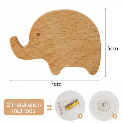 Animal Wooden Hooks