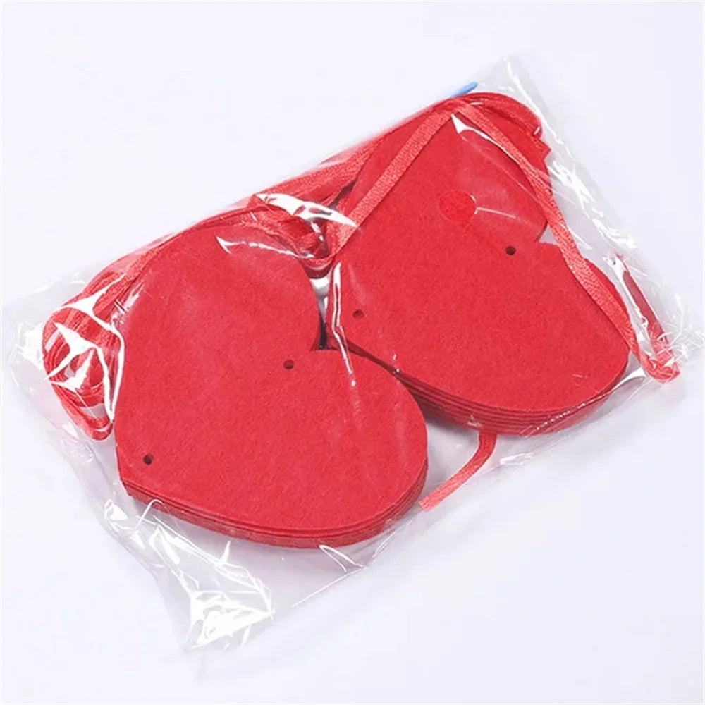 Red Heart Hanging String Decorations