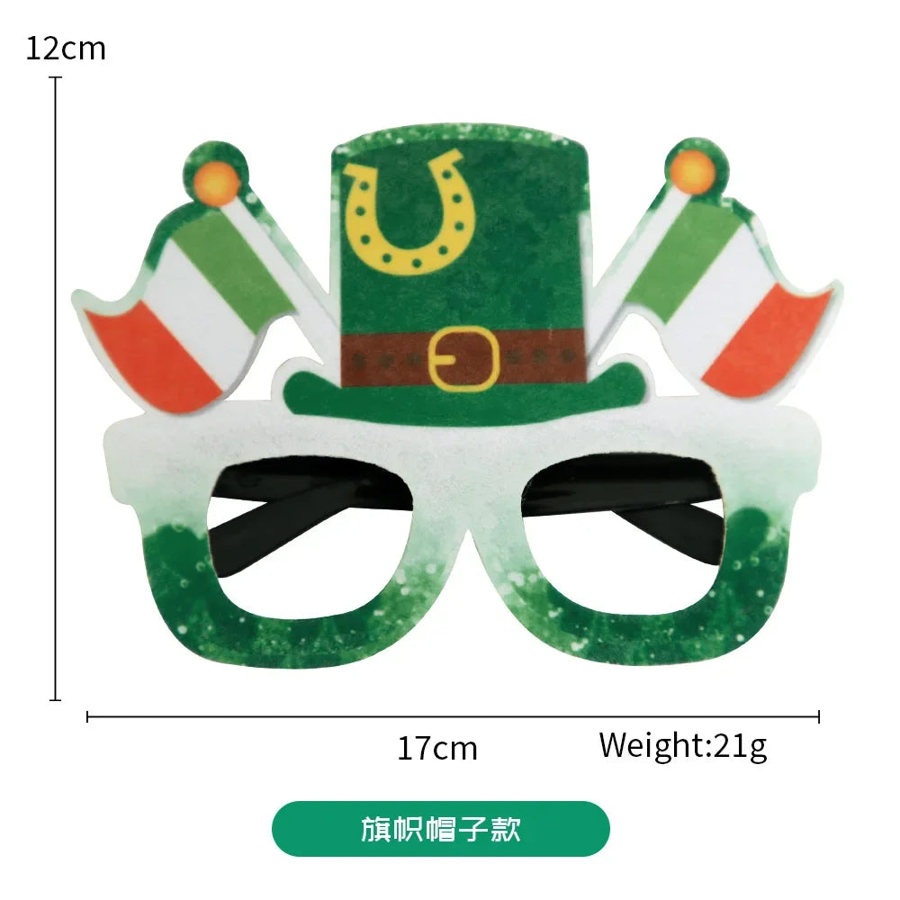 St. Patrick's Day Clover Glasses