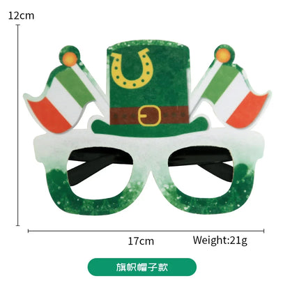 St. Patrick's Day Clover Glasses