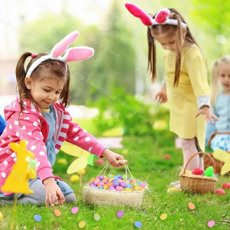 Easter Eggs Glitter Basket