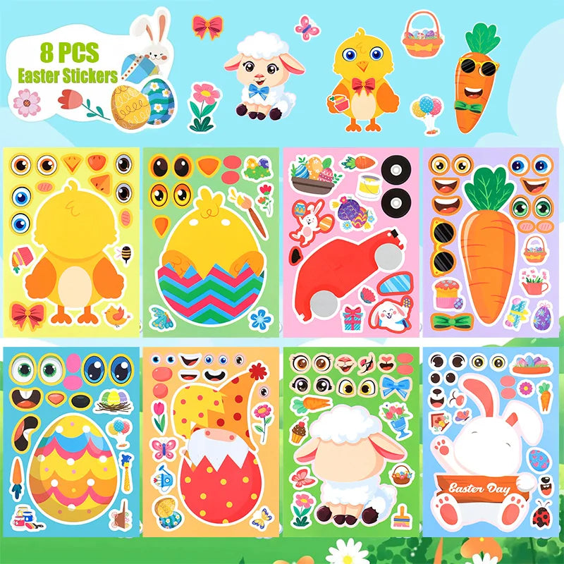 Easter Puzzle Stickers