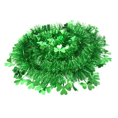 St Patricks Day Shamrock Tinsel