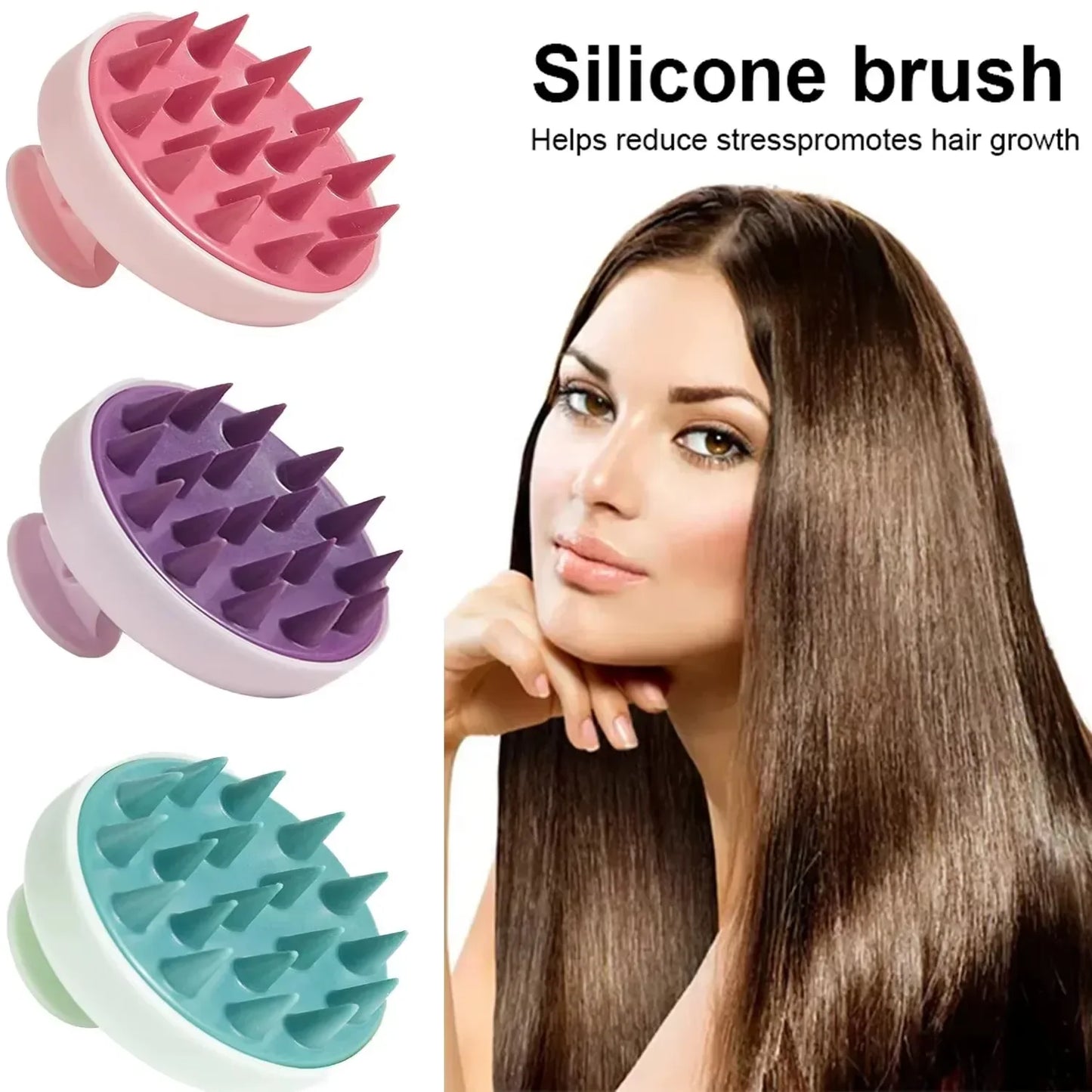 Silicone Shampoo Brush