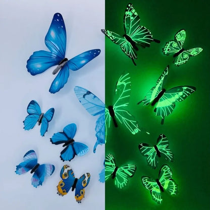 3D Luminous Butterfly Sticker