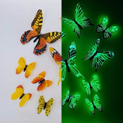 3D Luminous Butterfly Sticker