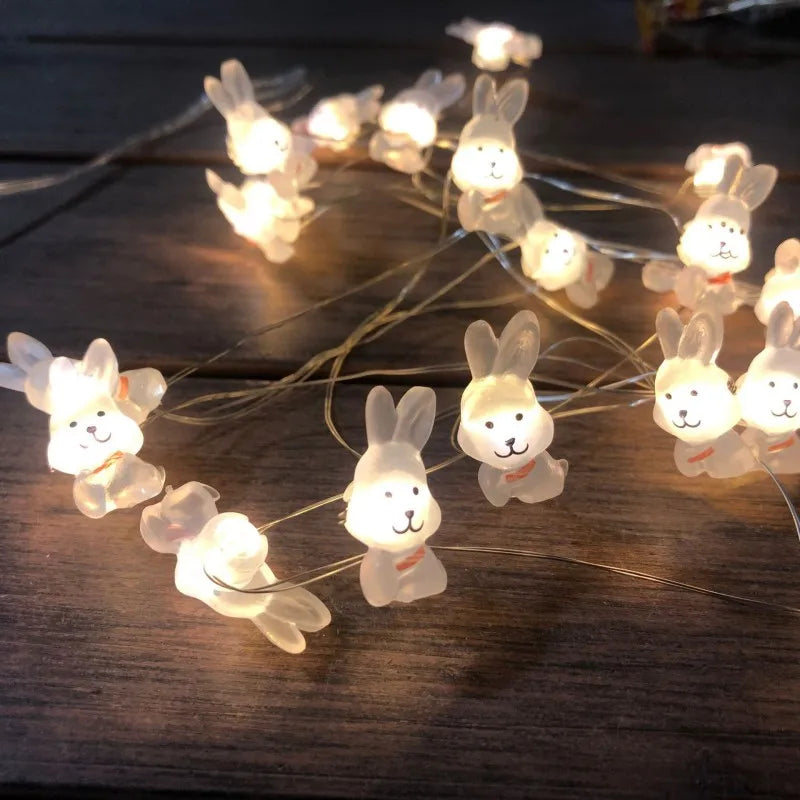 Easter Rabbit Carrot LED String Light