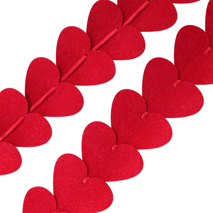 Red Heart Hanging String Decorations