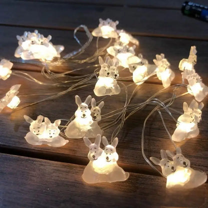 Easter Rabbit Carrot LED String Light