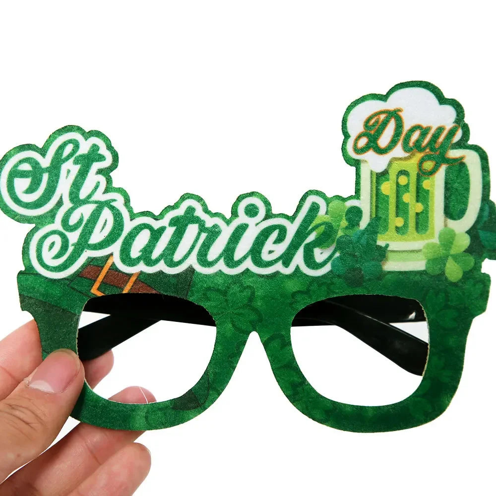 St. Patrick's Day Clover Glasses