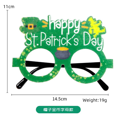 St. Patrick's Day Clover Glasses