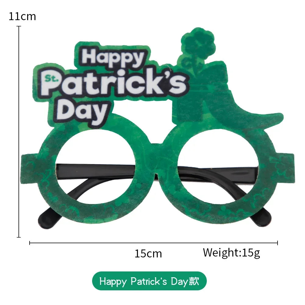 St. Patrick's Day Clover Glasses