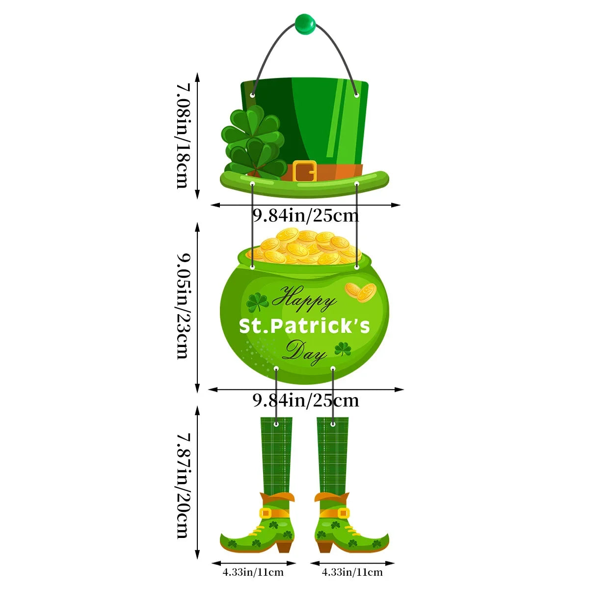 St. Patrick's Day Door Hanger