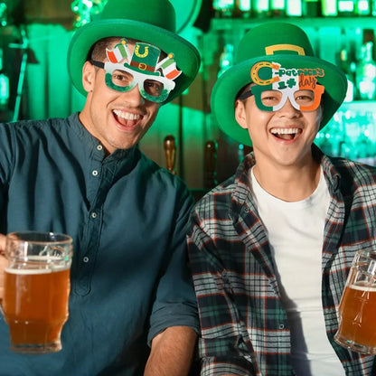 St. Patrick's Day Clover Glasses