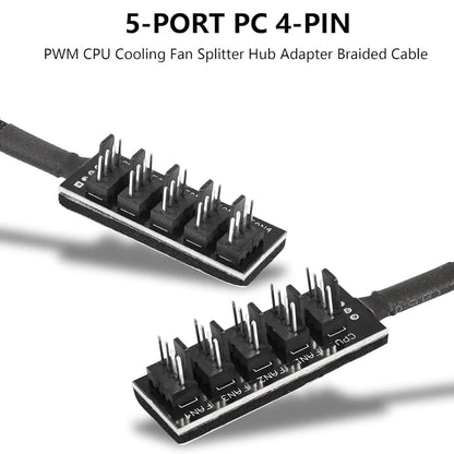 4-Pin PWM PC Fan Hub