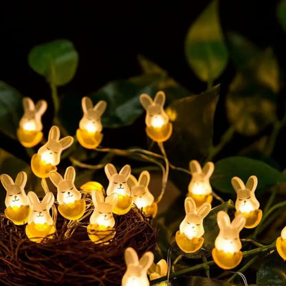 Easter Rabbit Carrot LED String Light