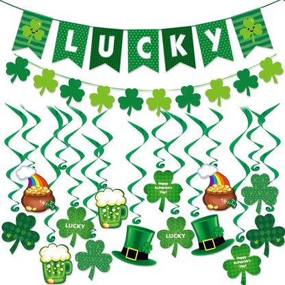 St Patrick's Day LUCKY Banners