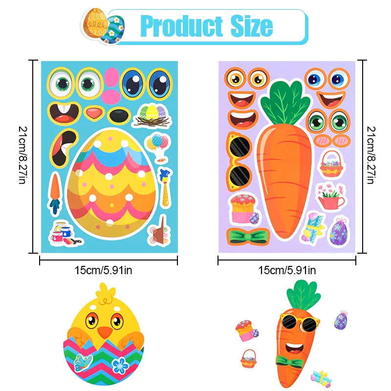 Easter Puzzle Stickers