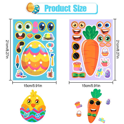 Easter Puzzle Stickers