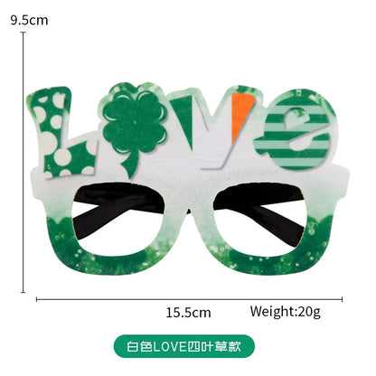 St. Patrick's Day Clover Glasses