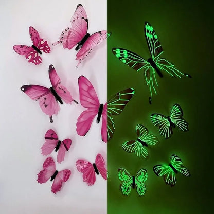 3D Luminous Butterfly Sticker