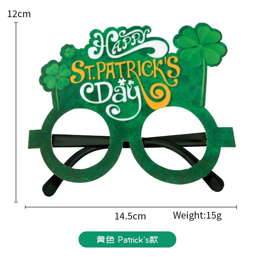 St. Patrick's Day Clover Glasses