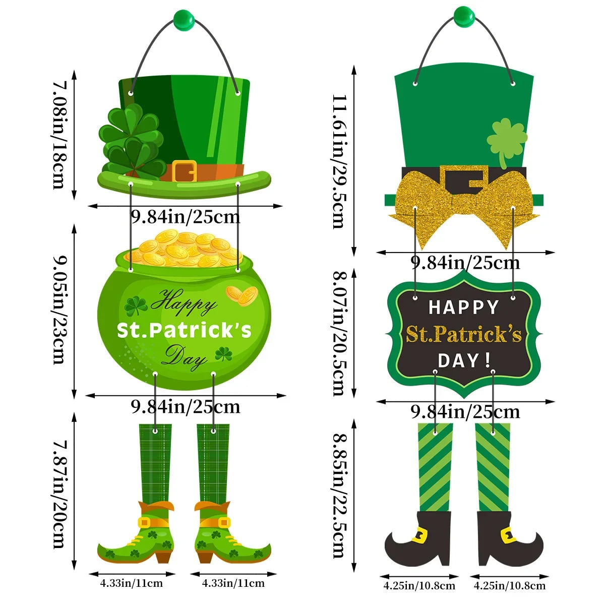 St. Patrick's Day Door Hanger