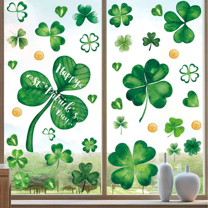 St. Patrick's Day Double-Side Window Sticker